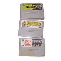 3X Super Famicom Horse Race Games SNES Japanese Nintendo