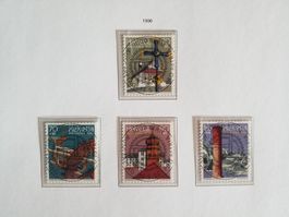 1996 Pro Patria Satz Ersttag Vollstempel mit Gummi