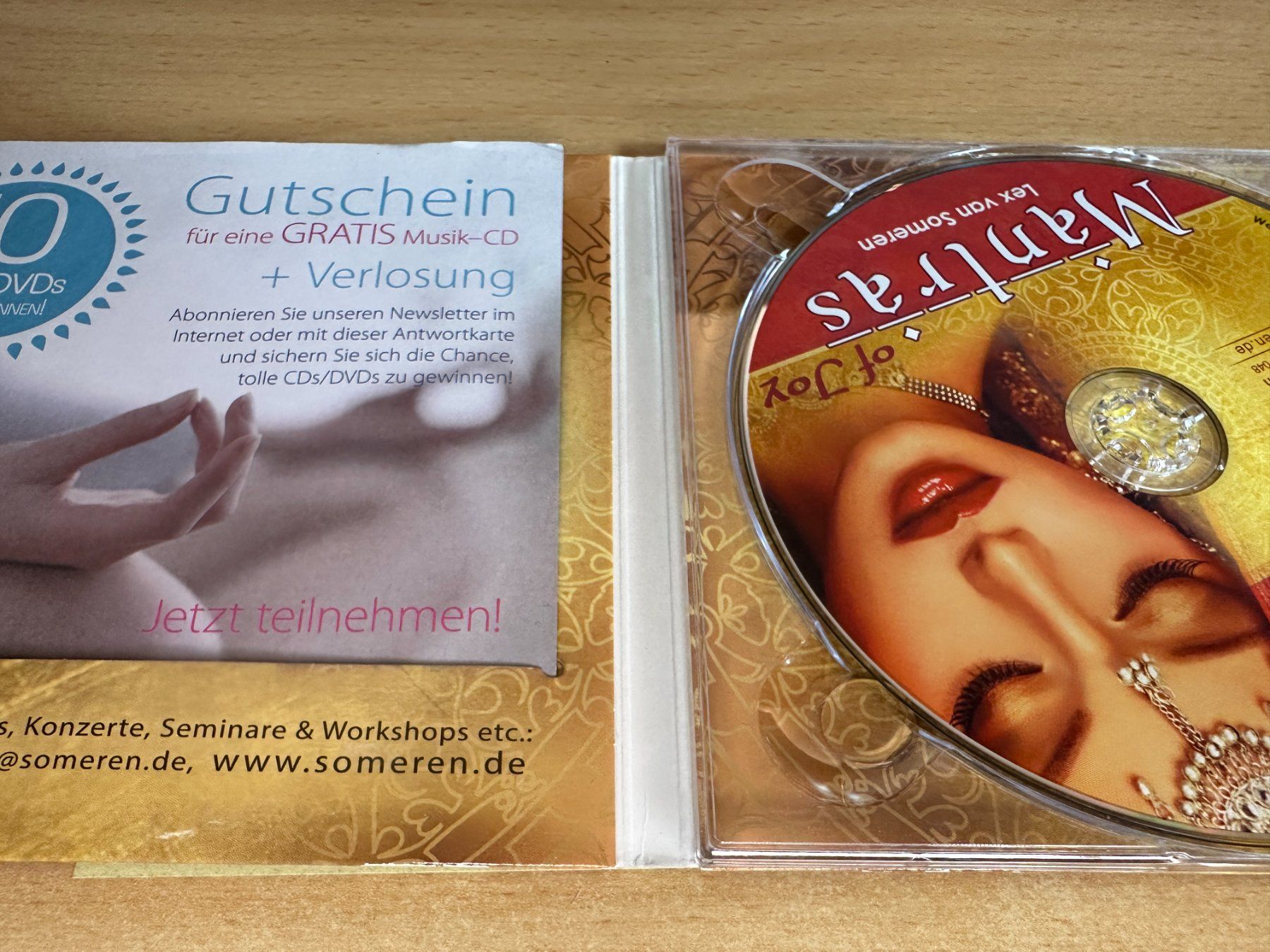 CD: Mantras of Joy - Lex van Someren – Usato da Rikon im Tösstal venduto da Alpenmutz 2