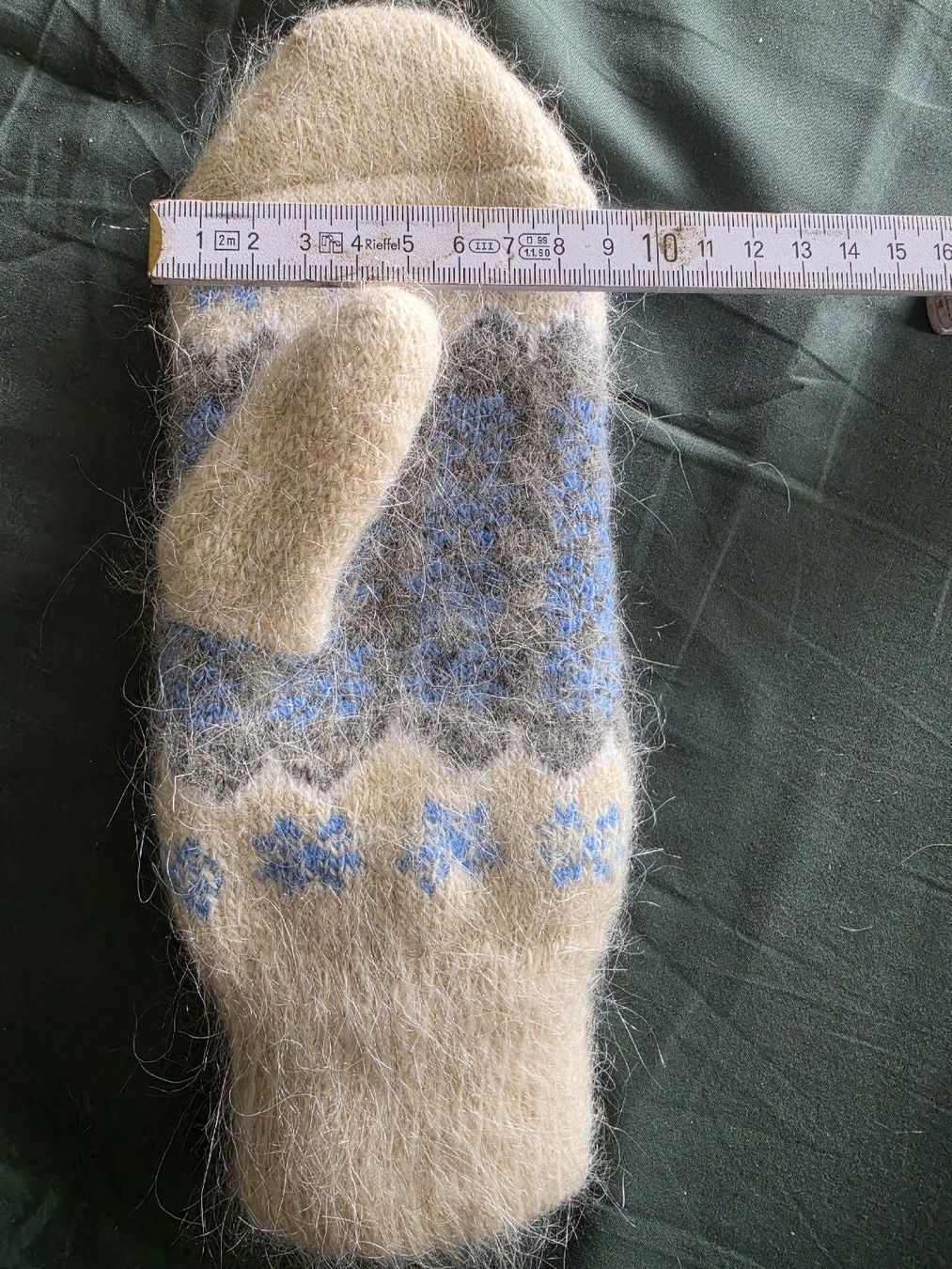 Guanti & manicotti: Fausthandschuhe Norwegermuster, Grösse M, Wolle, NEU – Nuovo (secondo la descrizione) da Oberbipp venduto da tori17 3