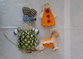 Handgemachte Deko-Figuren