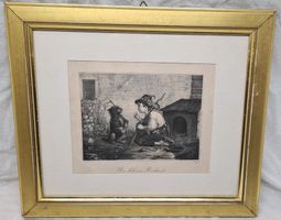 Kupferstich "Der kleine Rekrut" ca. 1890