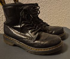 Schwarze Dr. Martens Boots, Grösse 35, Guter Zustand