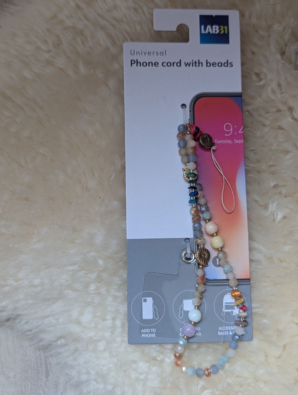 Catenine: Boho Beaded Phone Cord, Universal – Nuovo e nell'imballaggio originale da Schlieren venduto da maseam 2