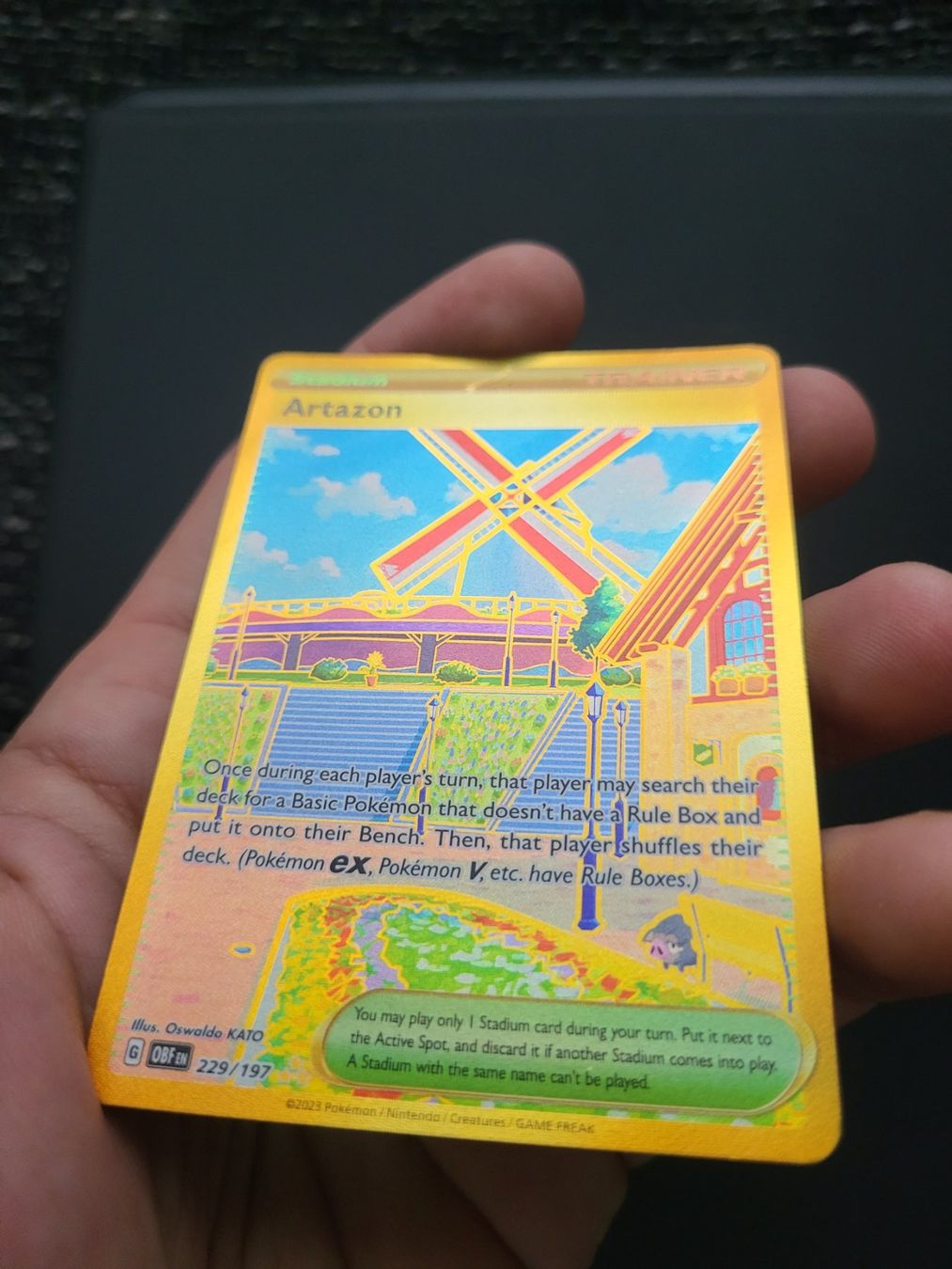 Pokémon Carte collezionabili: Pokemon Artazon Goldcard – Usato da oberbuchsiten venduto da thug4 2