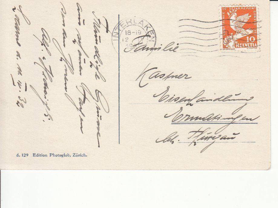 Ansichtskarten: Rivapiana 1932 – Gebraucht aus Bürglen TG von StampGraf 1