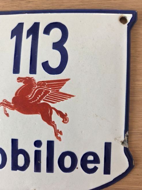 Shell Insegne: Emailschild Mobiloel Türschild plaque émaillée – Usato da Schenkon venduto da Elbarto007 2
