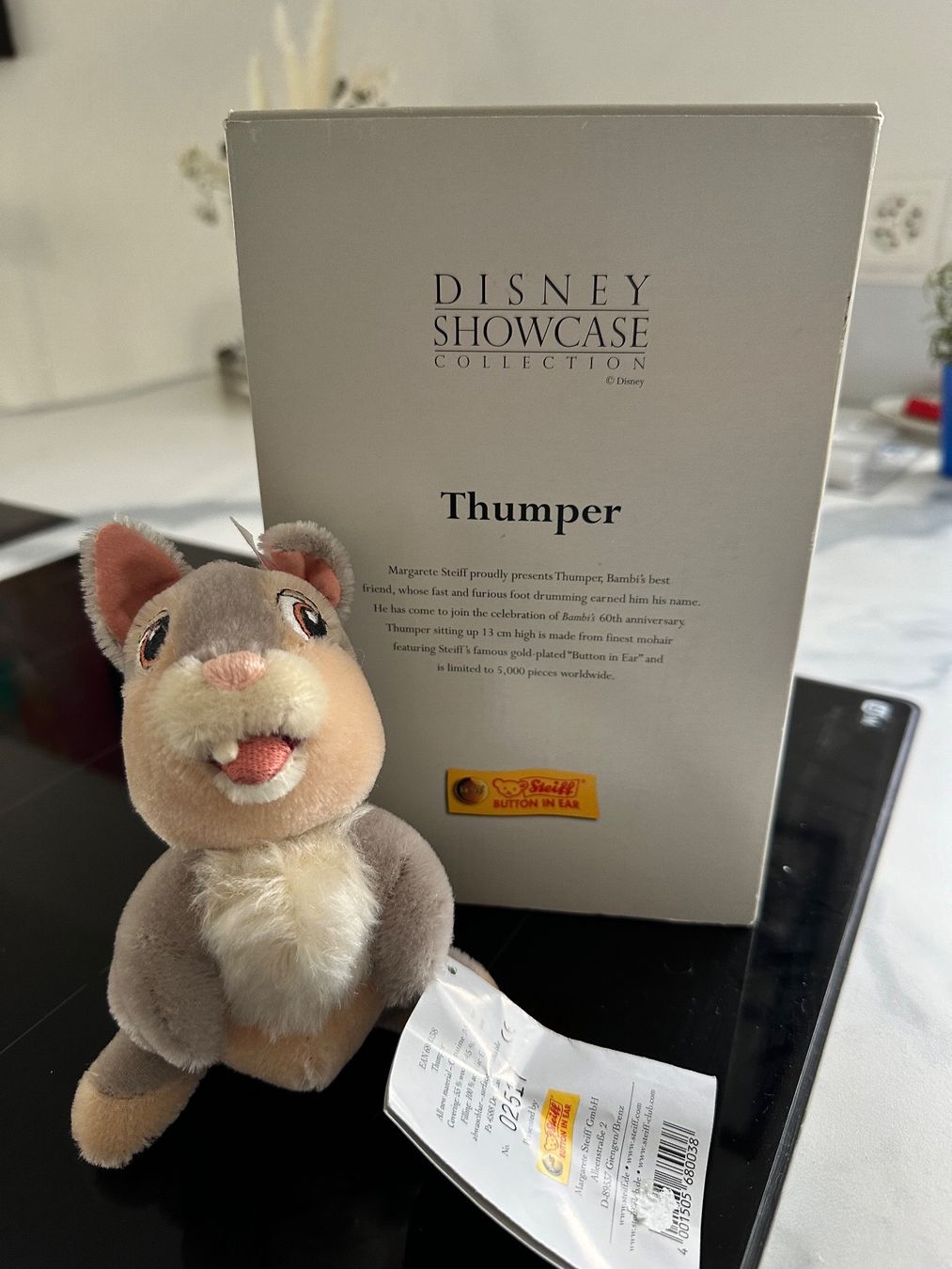 Steiff Giocattoli: Steiff Disney Klopfer 13 cm – Nuovo (secondo la descrizione) da Uster venduto da Macita56