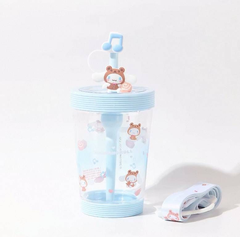 Puppen: Cute Cinnamoroll Bear Cup with Straw & Shoulder Strap – Gebraucht aus Auvernier von cai_9v9y 1