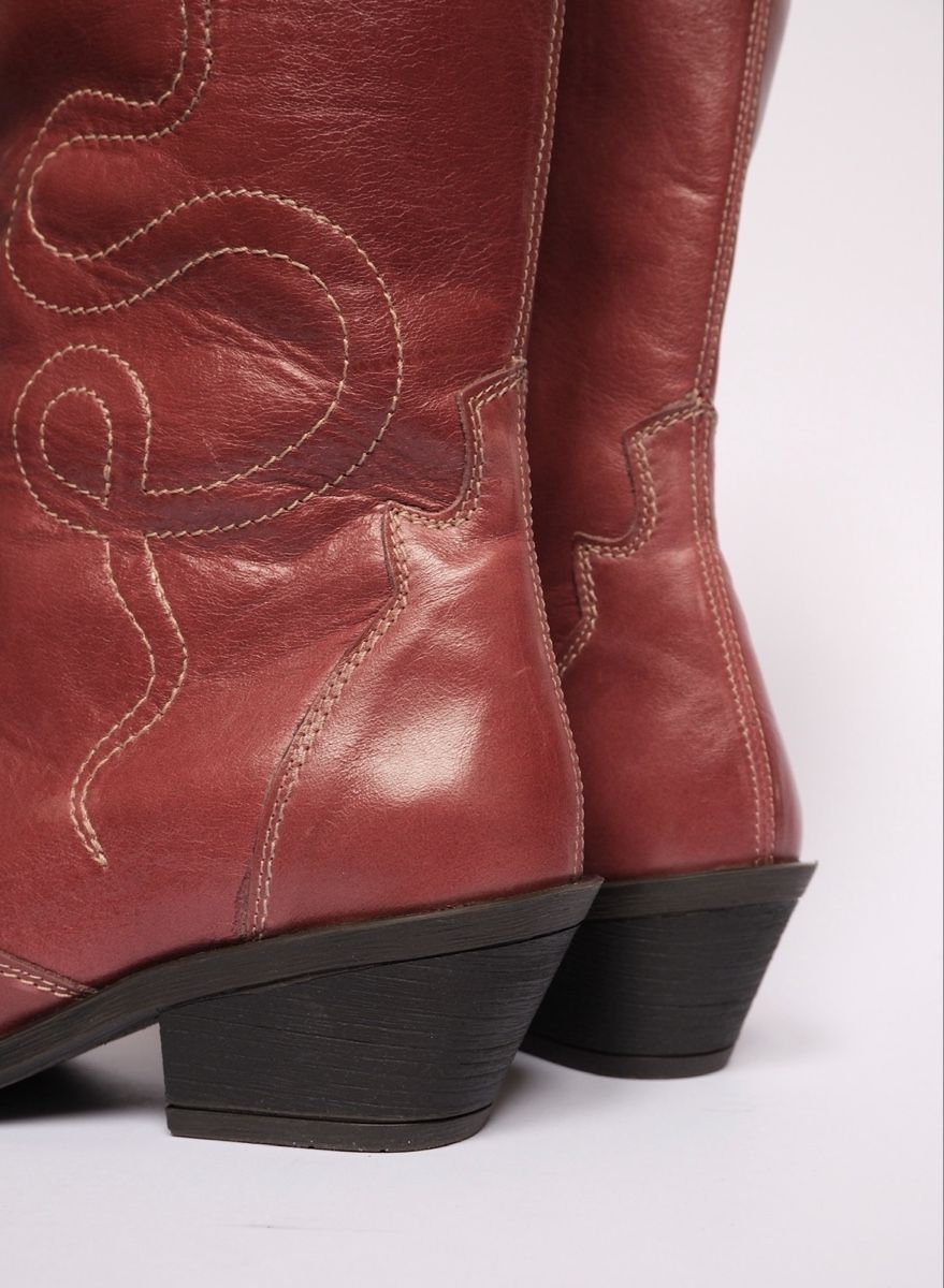 Scarpe da donna: leather cowboy boots – Nuovo e nell'imballaggio originale da Pfäffikon SZ venduto da str_s55r 4