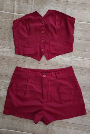 SHEIN │ Westen Top & Shorts │ XL │ Sommer-Set