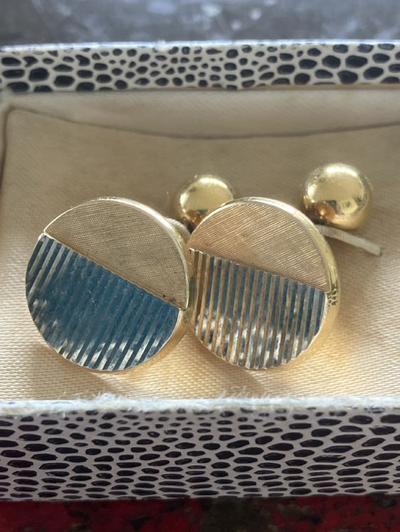 2PCS Manschettenknöpfe Herren Silber - Elegante Kupfer Knöpfe 19mm Für Business & Hochzeiten