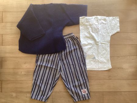 Kinderkleider Set Gr. 92 in blau