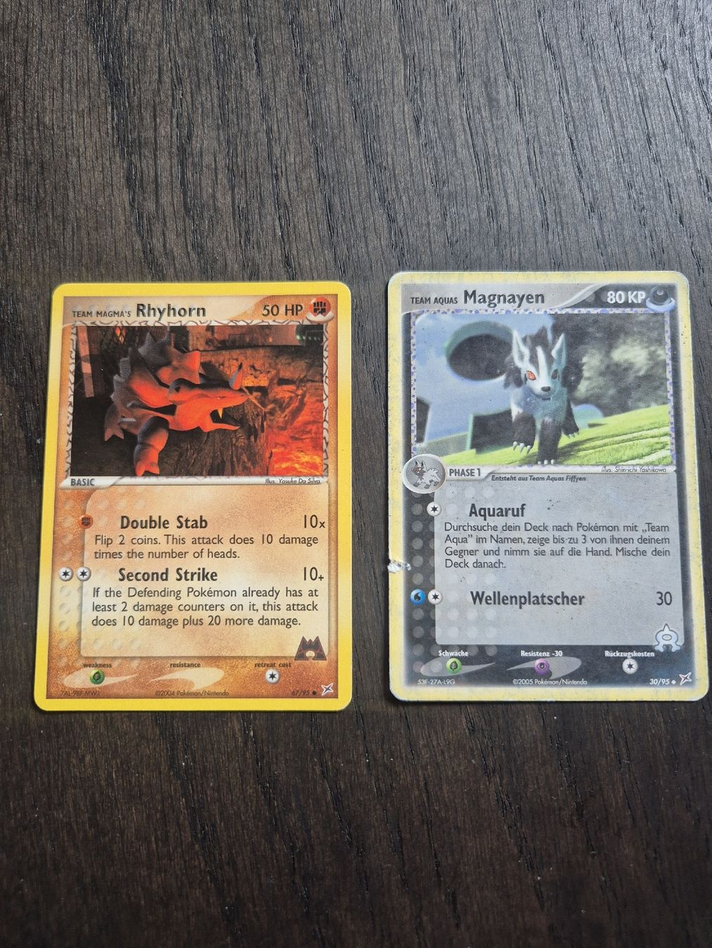 Pokémon Carte collezionabili: Pokemon - ex team magma vs team aqua – Usato da Subingen venduto da mattkum