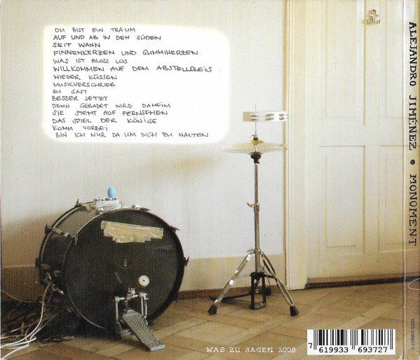 CDs: Alejandro Jiménez – Monoment – D'occasion à St.Gallen par jalamusic 1