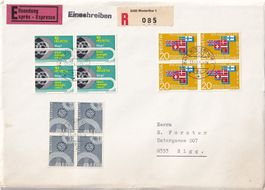 Express R-Brief 8400 Winterhur 1 nach Elgg 1967