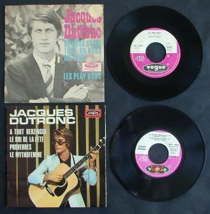 Dischi in vinile: JACQUES DUTRONC Sammlung, 60er Jahre Vinyl EP + Single – Usato da Zürich venduto da Vinyl