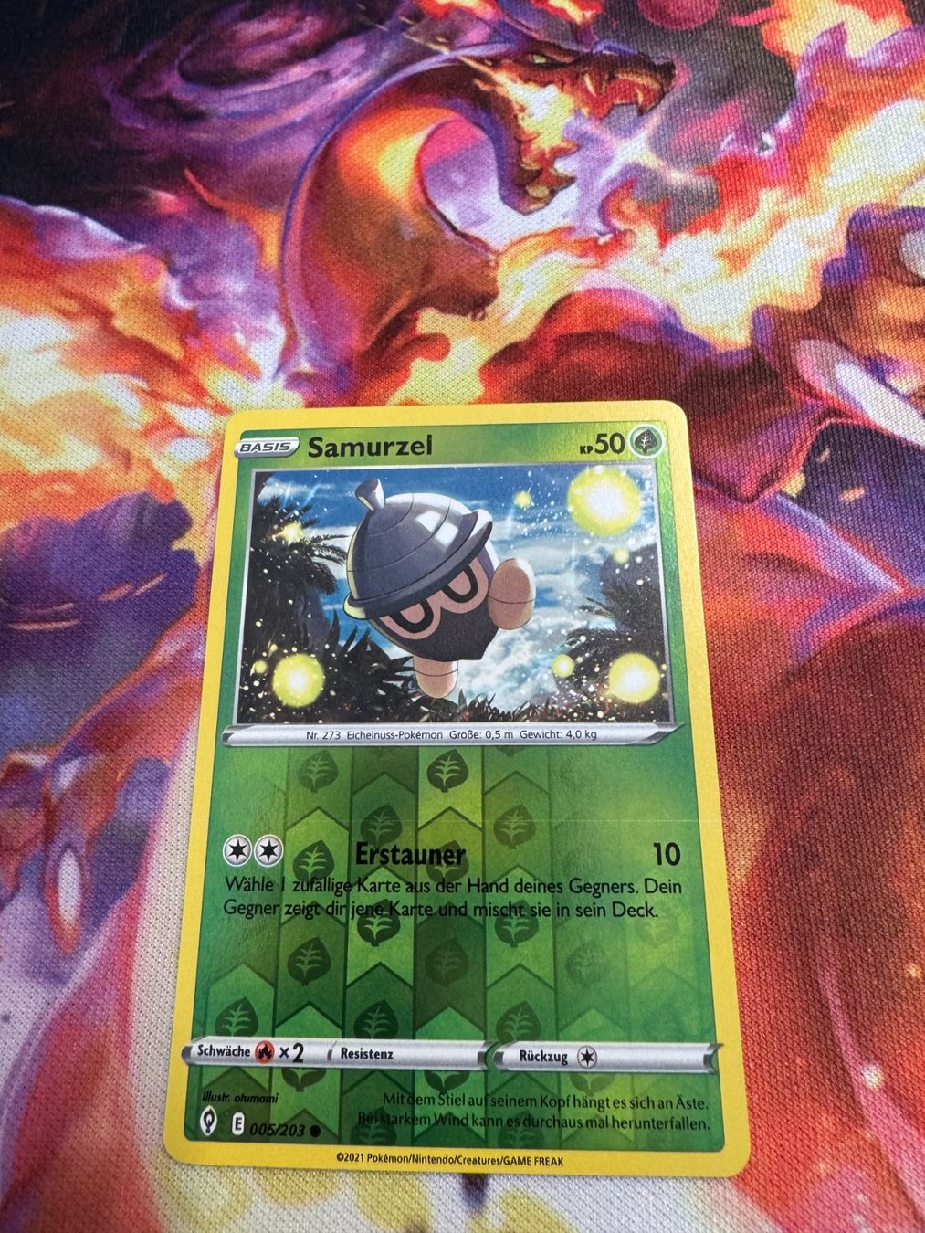 Pokémon Cartes à collectionner: Samurzel (EVS 005) / Reverse Holo / Drachenwandel – Neuf (Voir description) à Bülach par CherryBlu
