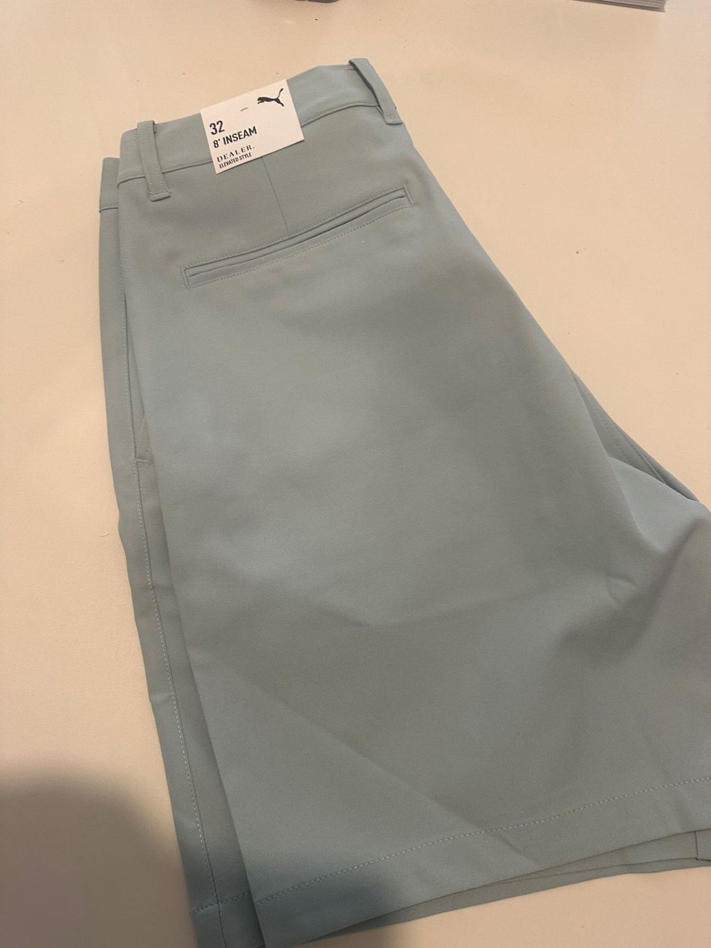Puma Pantaloni: Golfhose Puma - Neu - 32 inch - Hellblau – Nuovo e nell'imballaggio originale da recherswil venduto da Leuenberger_Lohn 1