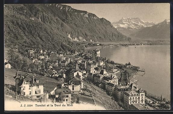 Cartes postales: AK Territet, La Dent du Midi – D'occasion à Berlin par bartko-reher