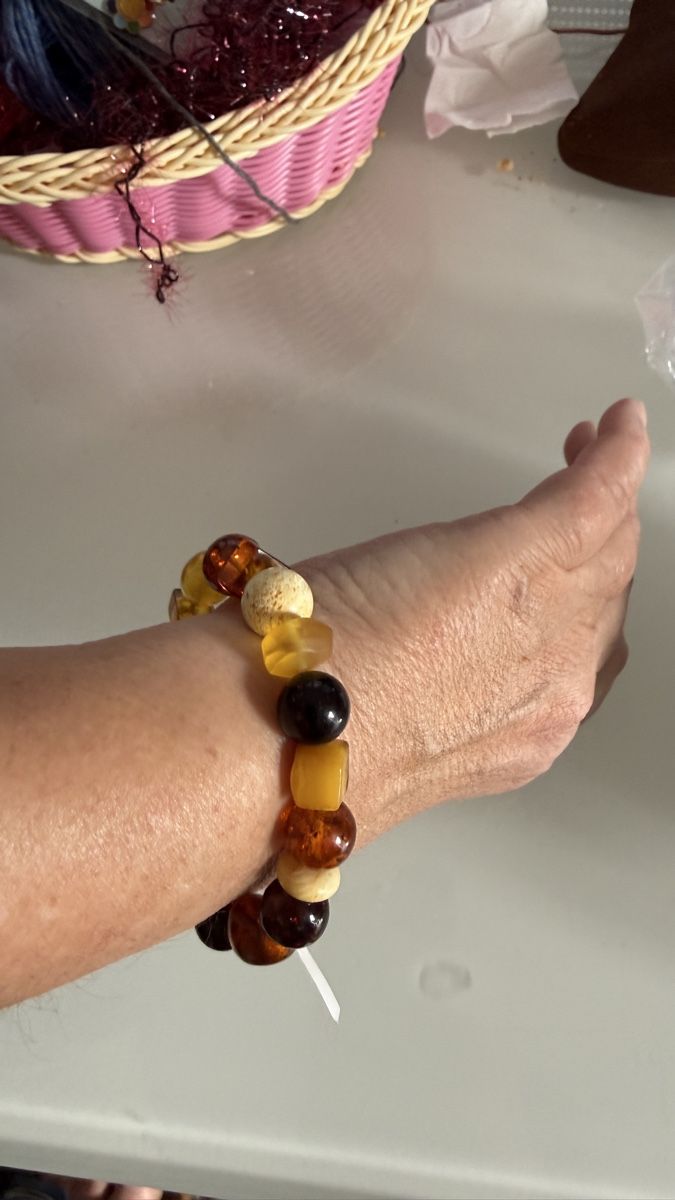 Bracciali & Braccialetti: Buntes Bernsteinarmband – Nuovo e nell'imballaggio originale da Ebikon venduto da Leonidas2 1