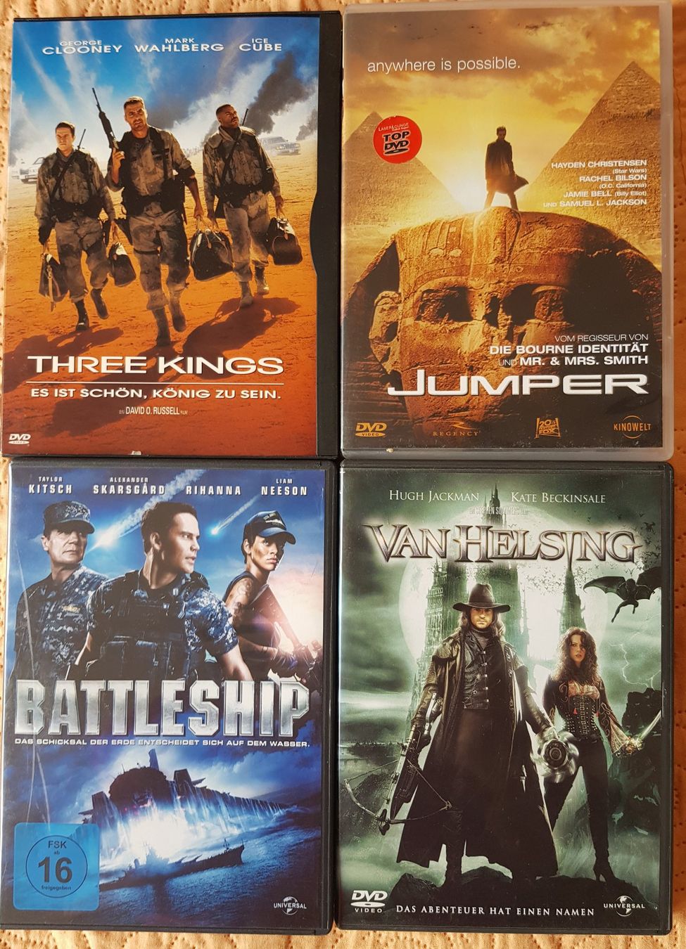 Tutti i DVDs: 4 Knallharte Action & Mystery DVDs Pack 02 – Usato da Thun venduto da Shame