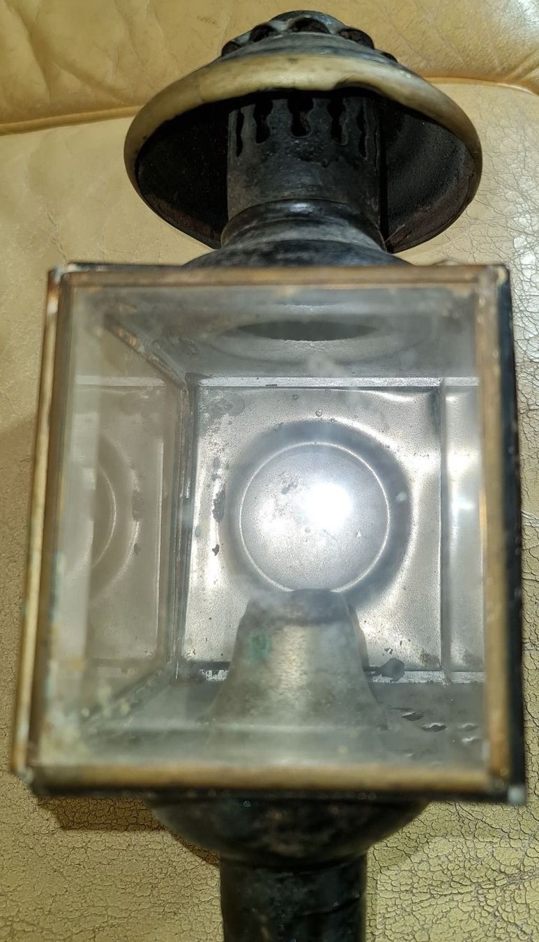 Lampade: Antike Kutschenlampe – Difettoso da Pfungen venduto da Fastback66 3