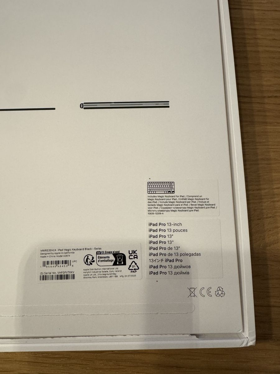 Apple Tastaturen: Apple magic Keyboard pro 13" – Neu und originalverpackt aus Kappelen von rlo_x6vy 1