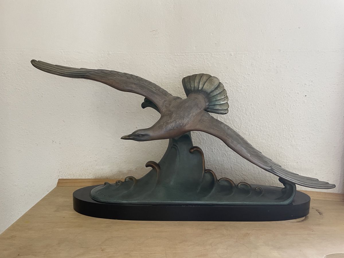 Skulpturen & Statuen: Grosse Bronze Möwe Art Deco L Carvin – Gebraucht aus Benken SG von tame_impala