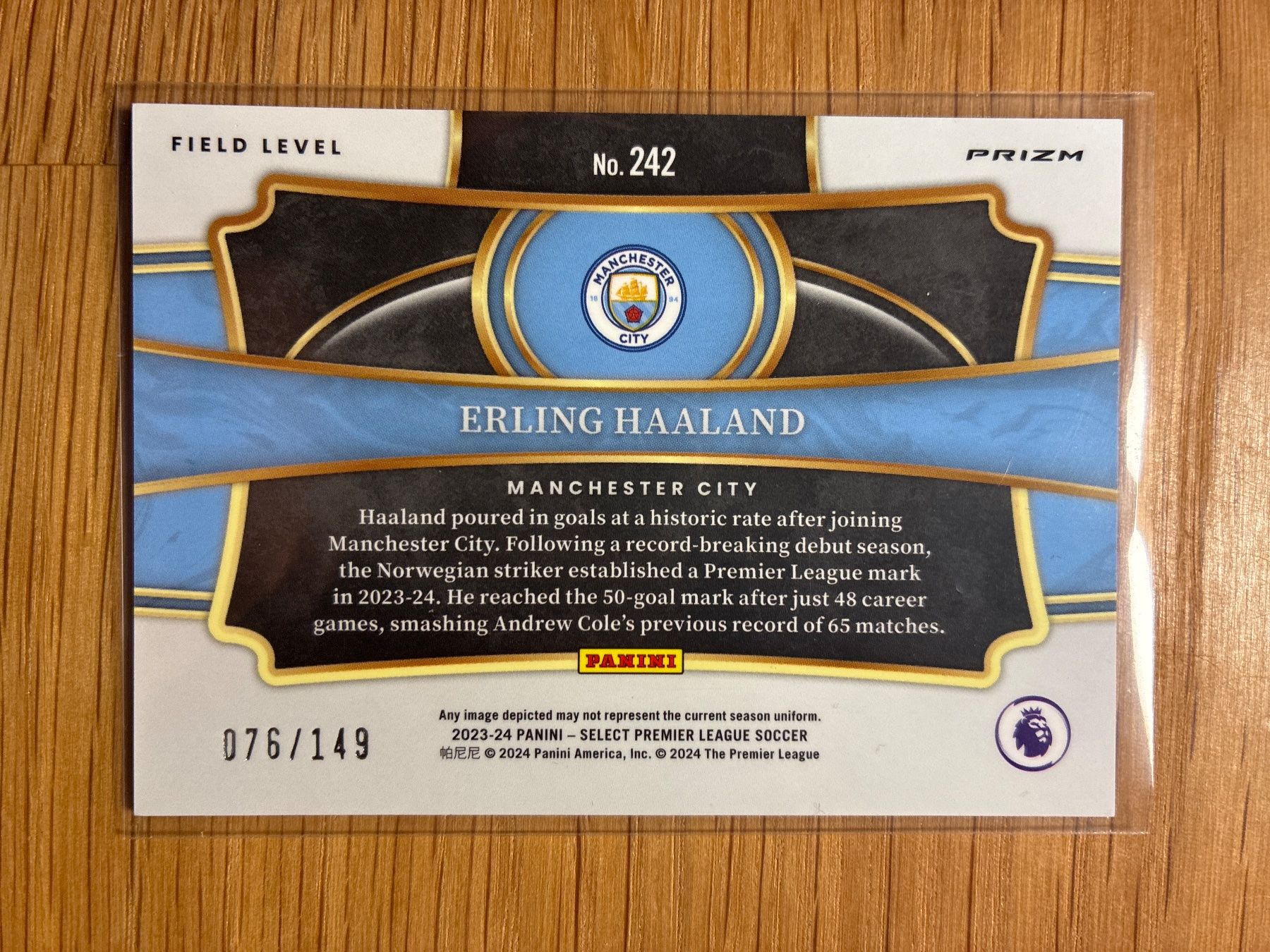Topps Cartes à collectionner: Panini Select Erling Haaland Field Level /149 – D'occasion à Solothurn par MegaDaggi 1