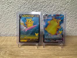 Surfing Pikachu V and Vmax 25th celebrations (ENG) 🇬🇧 2