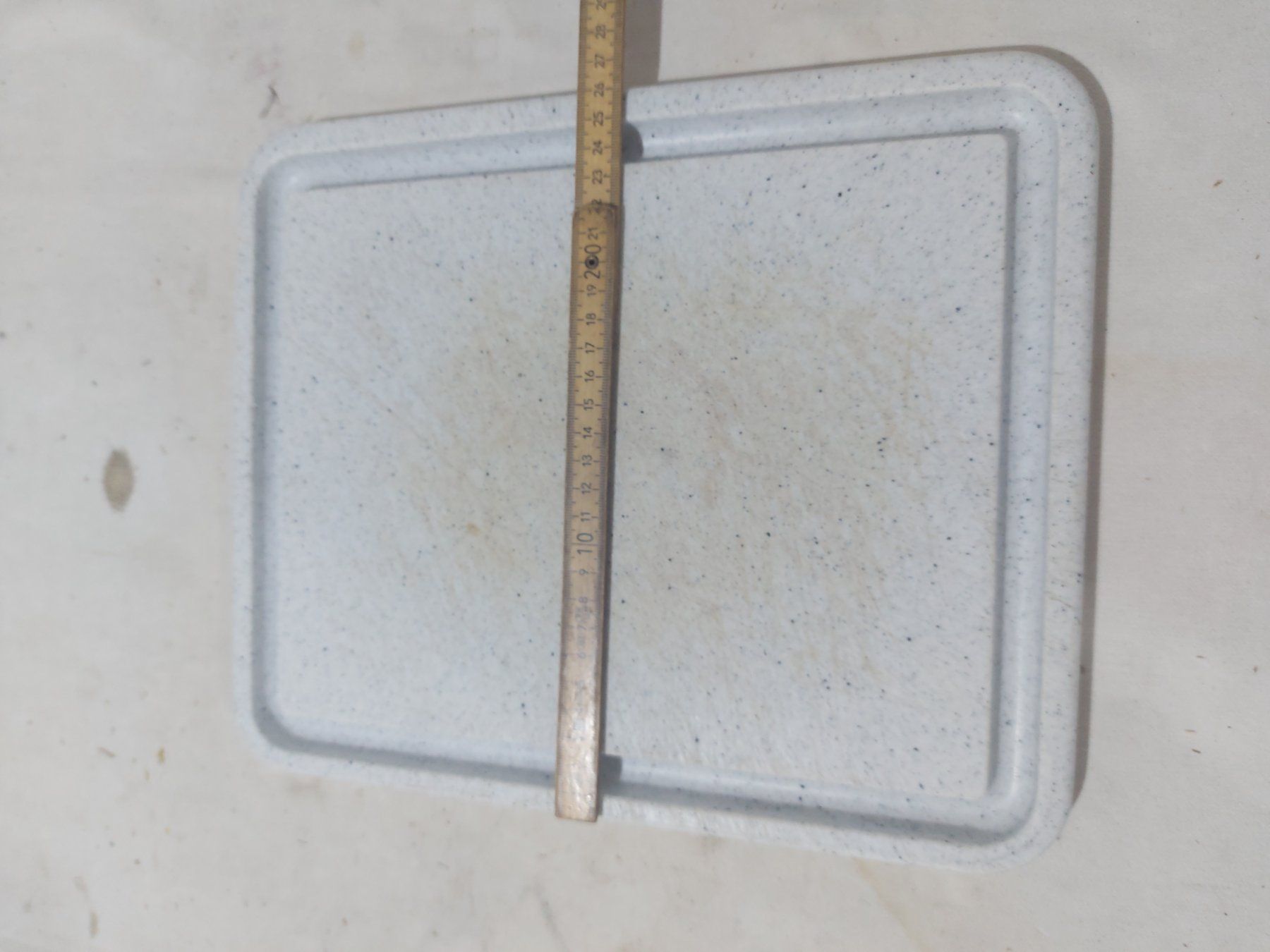Elettrodomestici da cucina: Weisses Schneidebrett, 32x26cm Kunststoff – Usato da Rheinau venduto da profitronic.shop 5