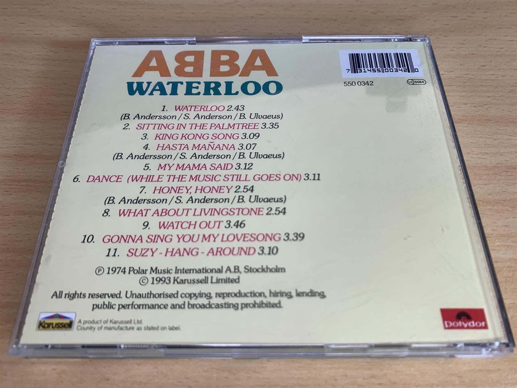 CD: ABBA – Waterloo – Usato da Rikon im Tösstal venduto da Alpenmutz 1
