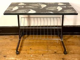 Table basse porte revue vintage