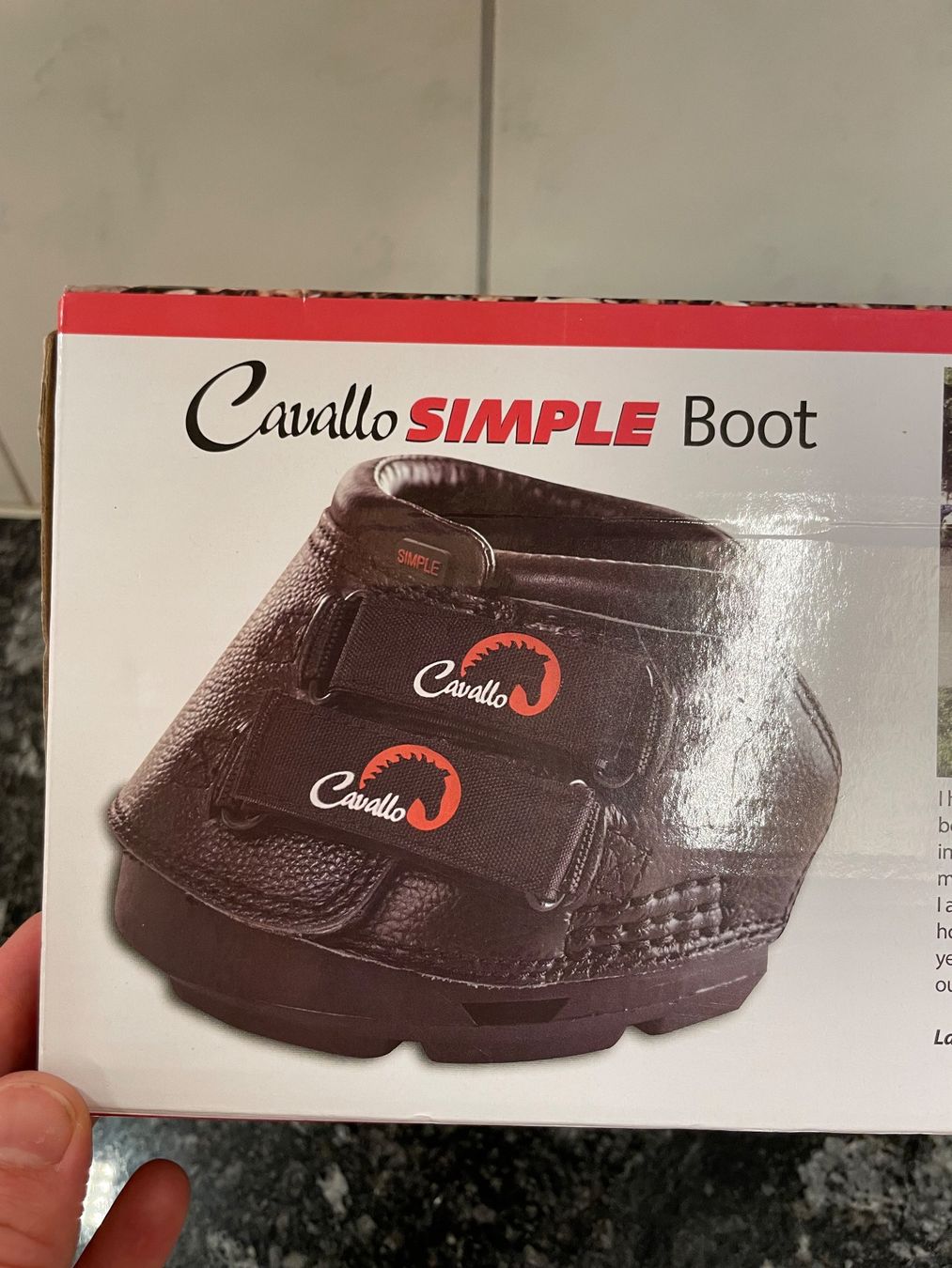 Scarpe per cavalli: Cavallo simple Boot – Nuovo e nell'imballaggio originale da Huttwil venduto da mir_ghn5 3