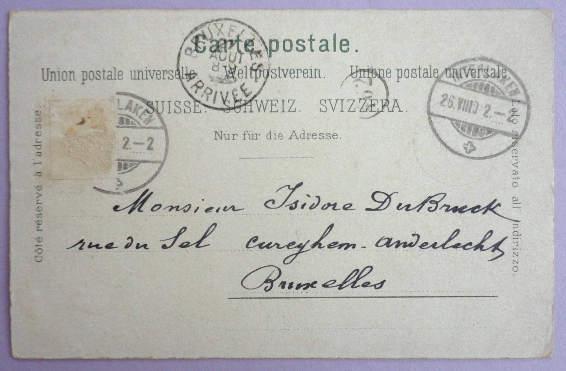 Cartoline postali: Costume Bernois – Difettoso da Fétigny venduto da Billy2miny 1