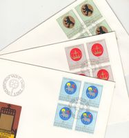LBK 470 - 472 im 4er-Block FDC