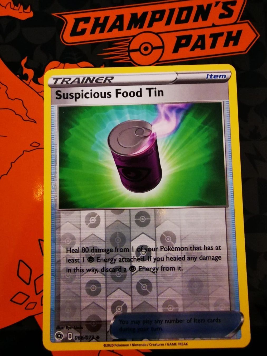 Cartoline: Suspicious Food Tin 66/73 REVERSE HOLO – Nuovo (secondo la descrizione) da Opfikon venduto da Yoshis_World