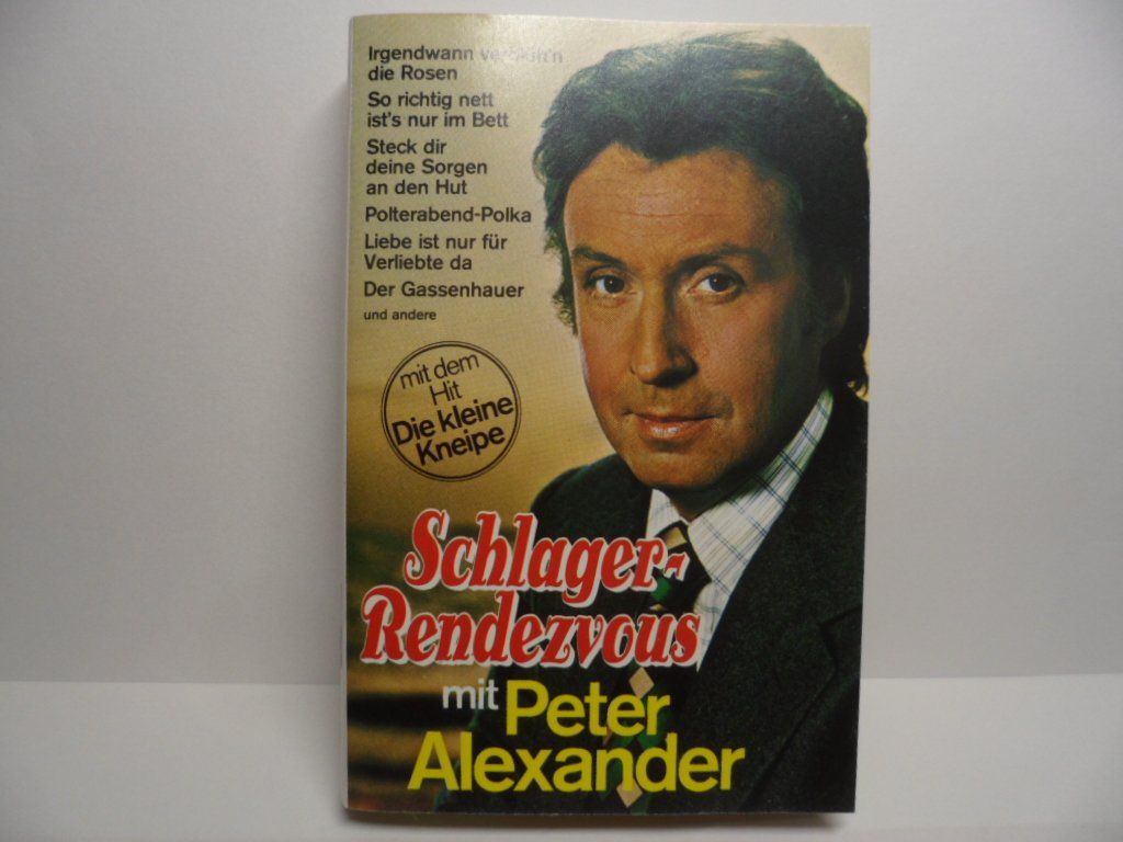 Musicassette: PETER  ALEXANDER   Schlager Rendezvous – Usato da Langnau i. E. venduto da gf2_29jt