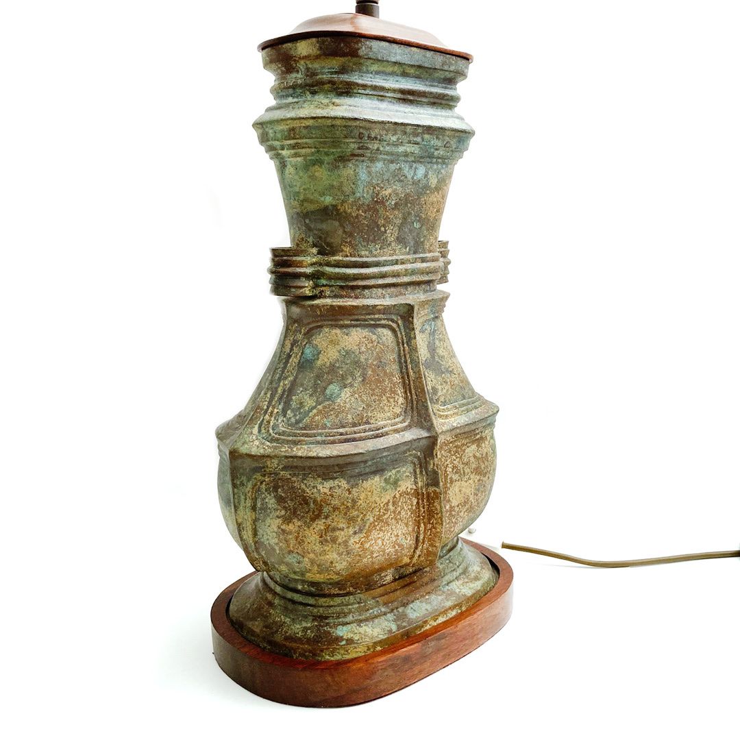 Lampen: Antike chinesische Bronze Lampe – Gebraucht aus Luzern von downtonabbey