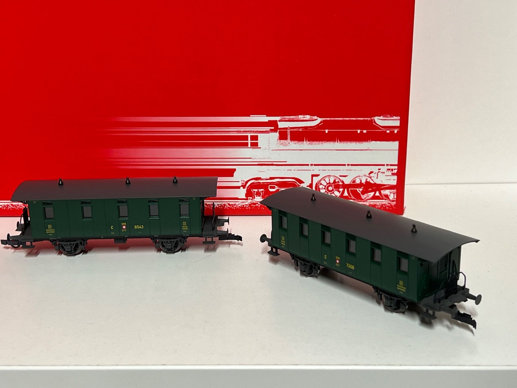 Rivarossi Modellini di ferrovie: Rivarossi R3664  SBB - CFF Oldtimerwagenset H0 DC – Usato da Geroldswil venduto da TopTrain54 3