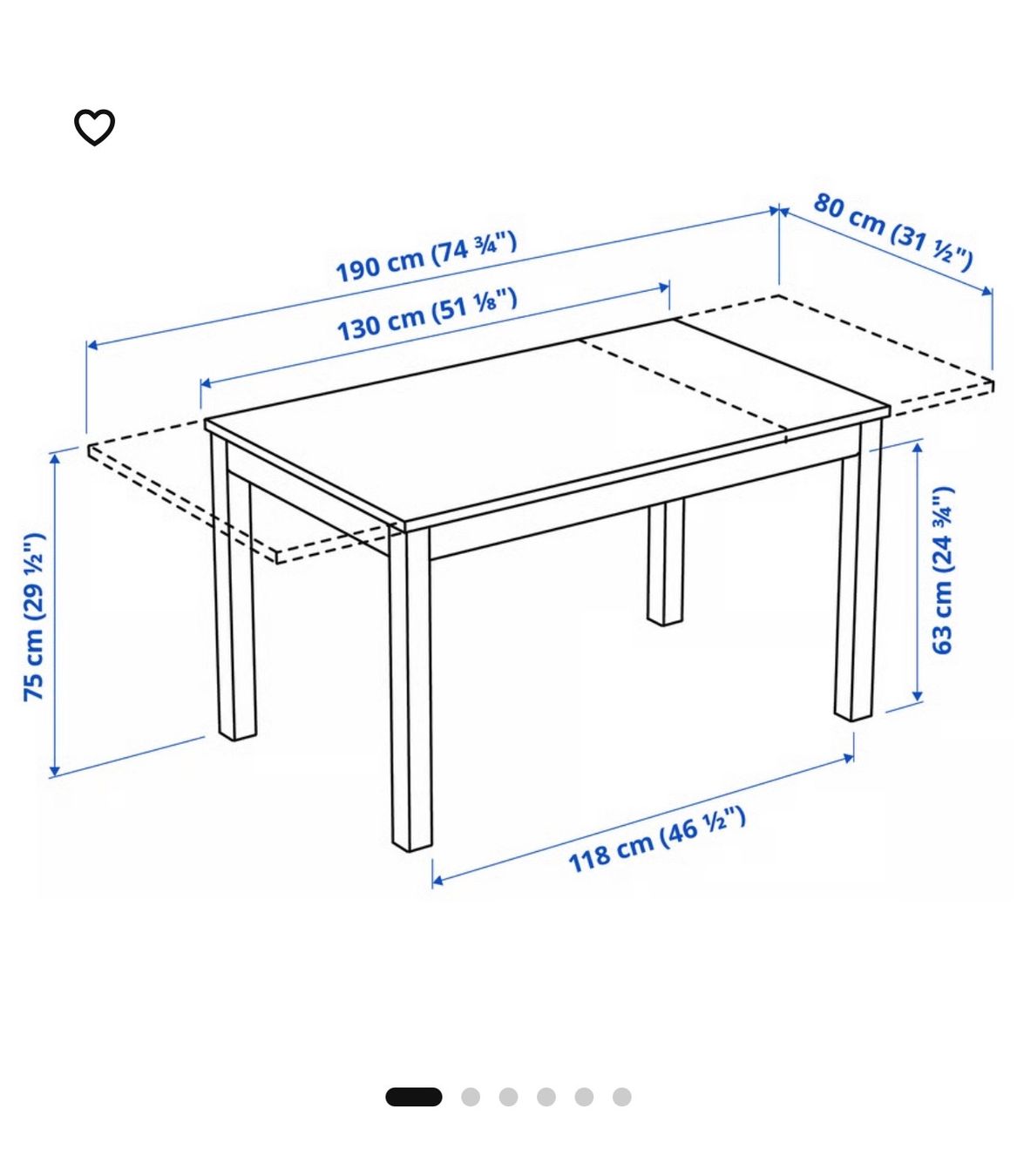 Tavoli: Ikea White table 130x74x80 – Usato da Zürich venduto da llor.dell 7