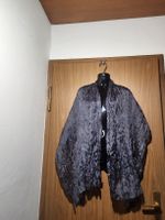 Echarpe en soie SILKROAD 100% pour femme, gris, élégant 