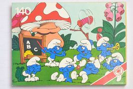Vintage Puzzle  140 Teile - Die Schlümpfe - Les Schtroumpfs
