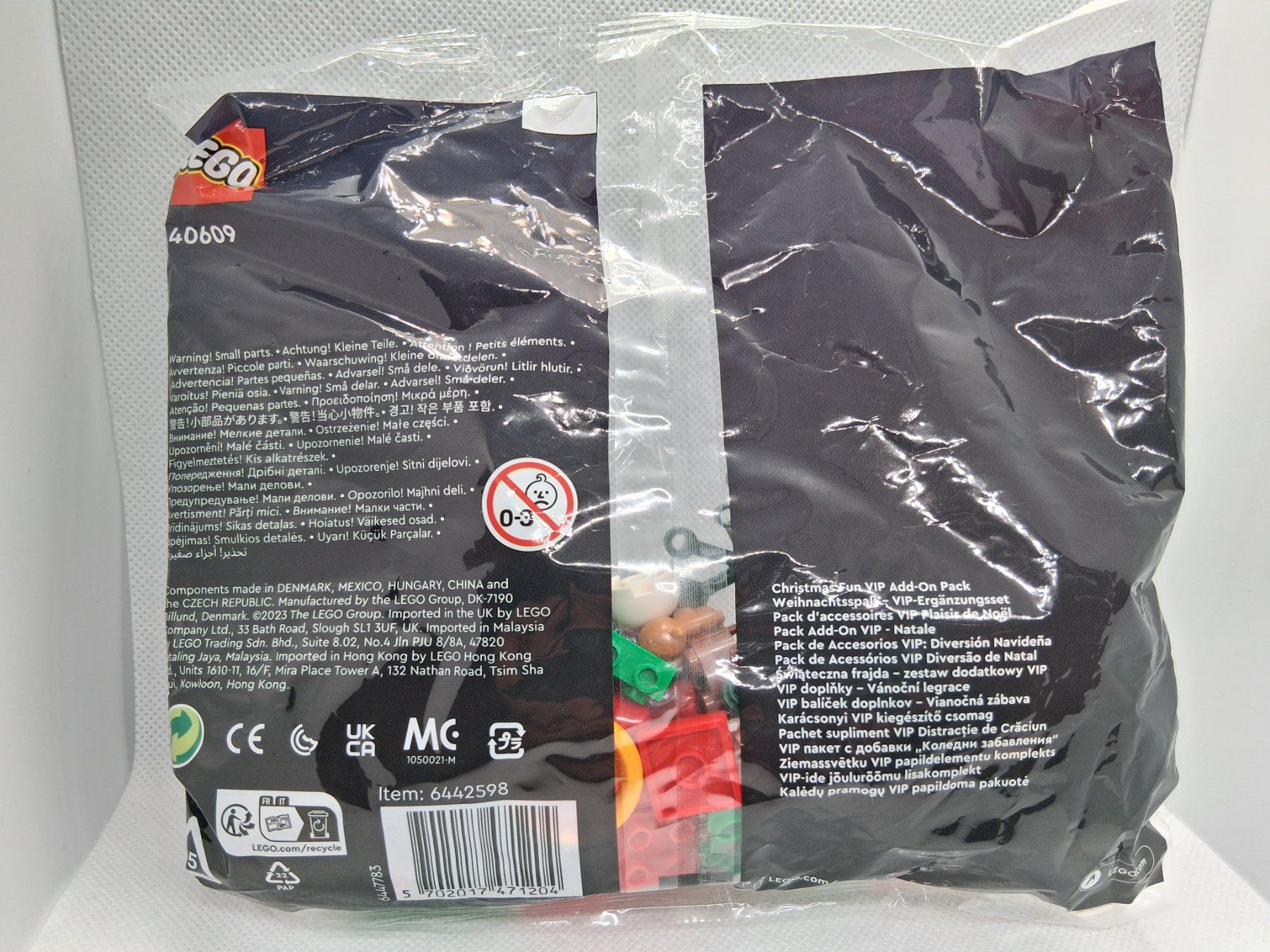 Lego Kit di costruzioni: Lego Christmas 40609 Fun VIP Add-On Pack polybag – Nuovo e nell'imballaggio originale da Inwil venduto da Dokyiioto 1