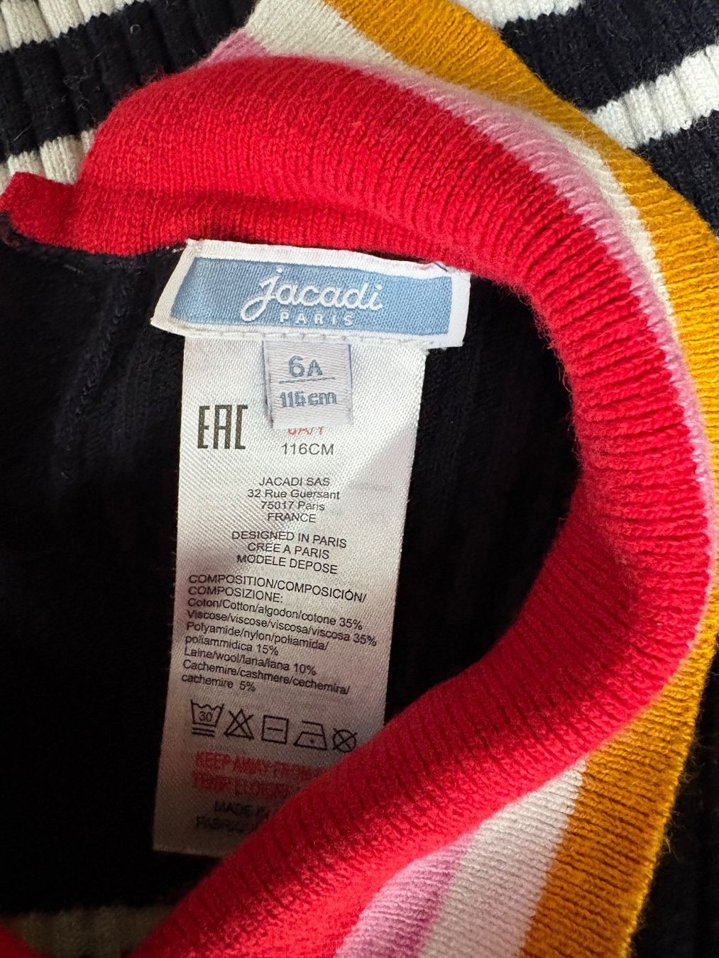 Jacadi Maglioni & Felpe: Pullover Jacadi für Mädchen, Gr.116 – Usato da Horgen venduto da Taravao 3