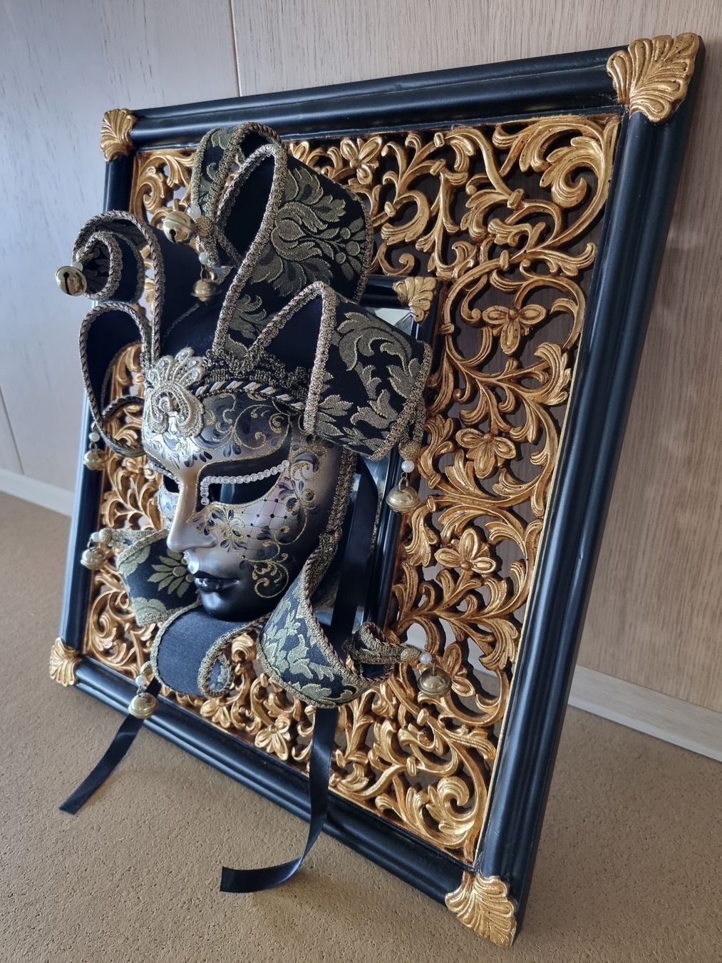 Maschere: Masque de Venise dans cadre – Usato da St-Gingolph venduto da GoldenKeys 3