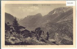 Paysage a la Crettaz pres Salvan - animee