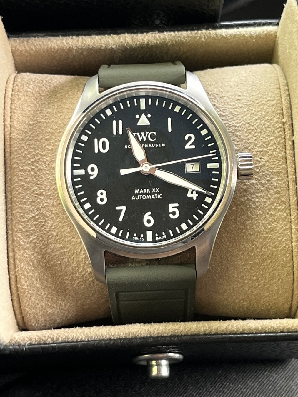 IWC Orologi: IWC Mark XX Automatic mit Stahlband, 2 Bänder und Box – Usato da Mols venduto da Mountain_Picture 7