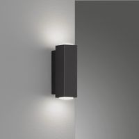 LED Wandleuchte, Schwarz, 13 cm x 4 cm